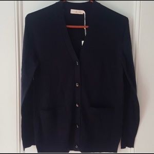 NWT Tory Burch cardigan in navy